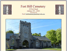 Tablet Screenshot of forthillcemetery.net
